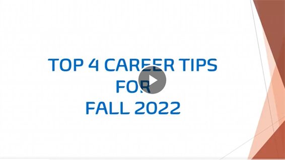 Top 4 Career Tips for Spring 2023 Video